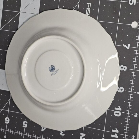 VINTAGE HOLLOHAZA Hungary PORCELAIN COFFE TEA CUP/ SAUCER SET FRUIT GOLD GILD - Picture 4 of 9